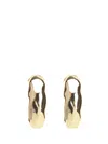 Ami Alexandre Mattiussi Ami Dune Hoop Earrings In Silver