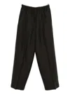Ami Alexandre Mattiussi Ami Paris Straight-leg Wool Trousers In Black