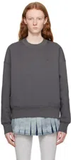 Ami Alexandre Mattiussi Gray Ami De Cœur Sweatshirt In 081 Stone Grey