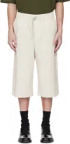 Ami Alexandre Mattiussi Gray Elasticated Large Shorts