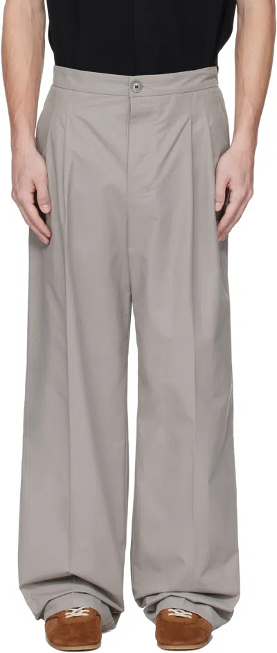 Ami Alexandre Mattiussi Gray Large Trousers