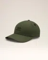 Ami Alexandre Mattiussi Ami Men Olive Green Nylon Baseball Cap In Loden