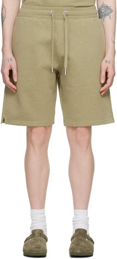 Ami Alexandre Mattiussi Green Ami De Cœur Shorts In Heather Sage/366