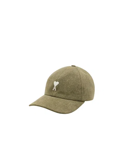 AMI ALEXANDRE MATTIUSSI AMI AMI DE COEUR EMBROIDERY CAP