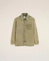 Ami Alexandre Mattiussi Ami Paris Boxy Adc Overshirt In Laurel