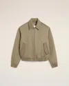 Ami Alexandre Mattiussi Ami De Coeur Lightweight Jacket In Laurel