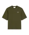 Ami Alexandre Mattiussi Alexandre Mattiussi In Cotton Jersey T-shirt Green In Green