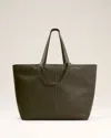 Ami Alexandre Mattiussi Ami Paris Midi Midi Maxi Tote Bag Bags In Black Olive
