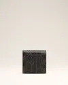 Ami Alexandre Mattiussi Green Leather Paris Paris Wallet Green In Black Olive