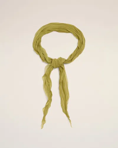 Ami Alexandre Mattiussi Green Polyester Crumpled Gavroche Green