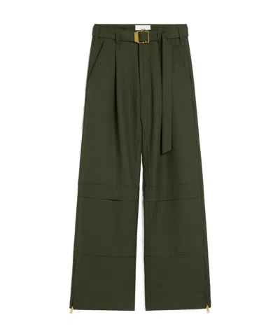 AMI ALEXANDRE MATTIUSSI AMI WIDE LEG CARGO TROUSERS