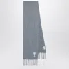Ami Alexandre Mattiussi Ami Paris Ami Paris De Coeur Scarf In Blue