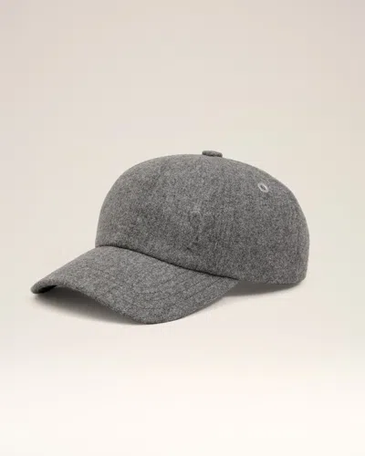 Ami Alexandre Mattiussi Grey Cotton Embossed Ami De Coeur Cap Grey In Gray