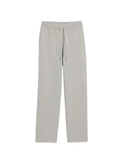 Ami Alexandre Mattiussi Grey Cotton Track Pants With Ami De Coeur In Gray