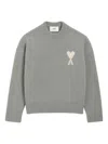Ami Alexandre Mattiussi Sweater Ami Paris Men Color Grey In Green