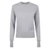 Ami Alexandre Mattiussi Grey Crewneck Sweater In Gray