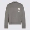 Ami Alexandre Mattiussi Sweater Ami Paris Men Color Grey In Gray