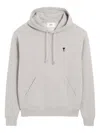 Ami Alexandre Mattiussi Ami Paris Ami Paris Grey Cotton Ami De Coeur Hoodie In Gray