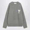 Ami Alexandre Mattiussi Sweater Ami Paris Men Color Grey In Gray