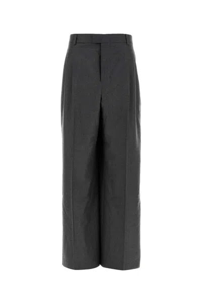 AMI ALEXANDRE MATTIUSSI GREY WOOL PANT