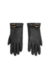 Ami Alexandre Mattiussi Ami Paris Strap Detail Gloves In Negro