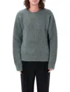 Ami Alexandre Mattiussi Ami Paris Chunky Knitted Crewneck Jumper