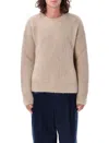 Ami Alexandre Mattiussi Ami Paris Chunky Hair Mohair Sweater