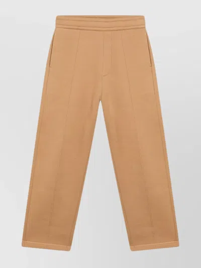Ami Alexandre Mattiussi Ami Paris Camel Ami De Coeur Joggers Men In Orange
