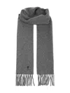 Ami Alexandre Mattiussi Ami De Coeur Scarf Scarves And Foulards Grey In Gray