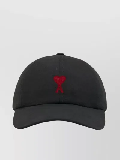 Ami Alexandre Mattiussi Logo Baseball Cap In Black