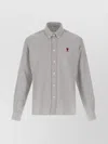 Ami Alexandre Mattiussi Ami Oxford Striped Cotton Shirt