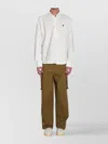 Ami Alexandre Mattiussi Heart Friend Collared Cotton Shirt With Long Sleeves In White
