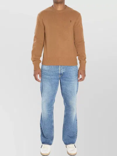 AMI ALEXANDRE MATTIUSSI HEART FRIEND CREW NECK SWEATER