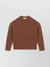 Ami Alexandre Mattiussi Ami Paris Hazelnut Ami De Coeur Sweater Men In Brown