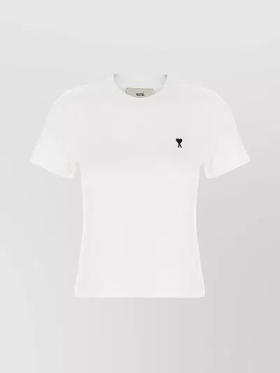 Ami Alexandre Mattiussi Heart Friend Cropped T-shirt