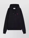 Ami Alexandre Mattiussi Ami Paris Ami De Coeur Navy Blue Hoodie In Black