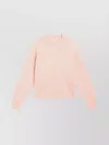 Ami Alexandre Mattiussi Ami Paris Blush Pink Ami De Coeur Sweatshirt Men In Neutral