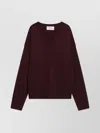 Ami Alexandre Mattiussi Ami Paris Cherry-coloured Wool And Cashmere Sweater Ami De Coeur Men In Red