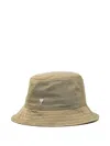 Ami Alexandre Mattiussi Ami Paris Logo Bucket Hat In Brown