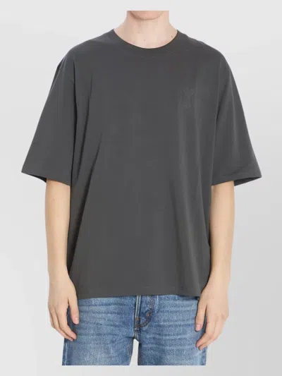 AMI ALEXANDRE MATTIUSSI HEART LOGO CREW NECK T-SHIRT