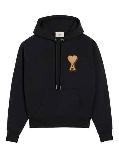 AMI ALEXANDRE MATTIUSSI HEART LOGO HOODIE