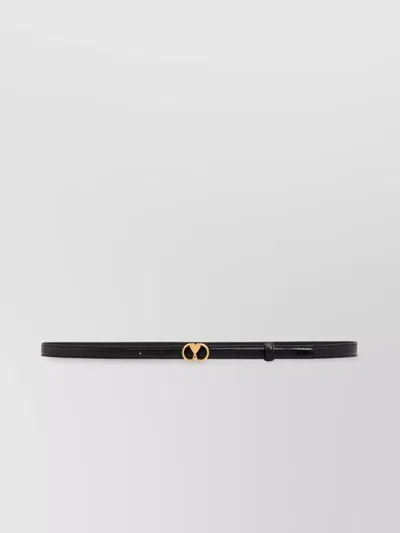 Ami Alexandre Mattiussi Heart Love Belt Diamond Tip In Black