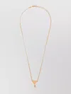 Ami Alexandre Mattiussi Heart Pendant On Adjustable Chain Necklace