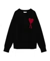 Ami Alexandre Mattiussi Ami Paris Sweaters In Black