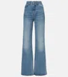 Ami Alexandre Mattiussi High-rise Flared Jeans In Blue