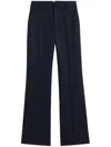 Ami Alexandre Mattiussi High-rise Flared Trousers In Blue