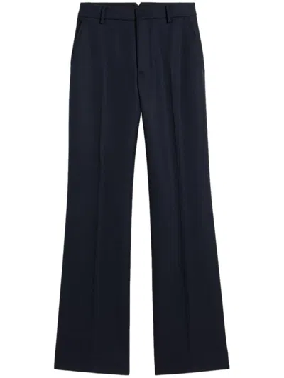Ami Alexandre Mattiussi High-rise Flared Trousers In Blue