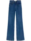 Ami Alexandre Mattiussi Flare Fit Jeans Blue In Blue