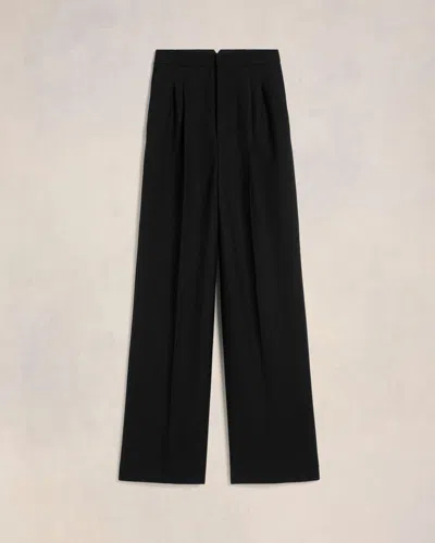 Ami Alexandre Mattiussi High Waist Large Trousers Black
