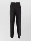 Ami Alexandre Mattiussi High Waist Trousers With Belt Loops In Black